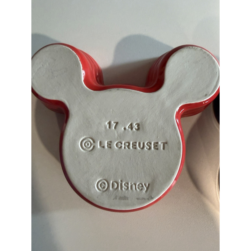 2- Le Creuset Mickey Mouse Disney Mini Dish Set